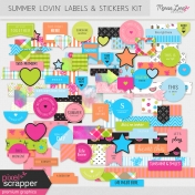 Summer Lovin' Labels & Stickers Kit