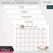 The Good Life: February 2021 Planner & Calendar Kit