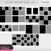 Photo Collage Templates Kit- 4x6