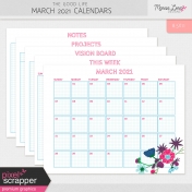 The Good Life: March 2021 Calendars Kit