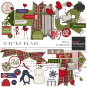 Winter Plaid Elements Kit