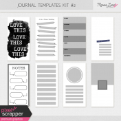 Journal Me Templates Kit #2