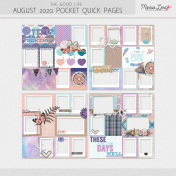 The Good Life: August 2020 Pocket Quick Pages Kit