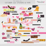 The Good Life: October 2021 Stickers & Tape Kit