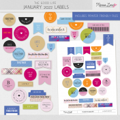 The Good Life: January 2022 Labels Kit