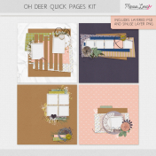 Oh Deer Quick Pages Kit