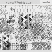 Grunge It Kit #3- Distressed Pattern Stamps