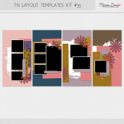 Travelers Notebook Layout Templates Kit #35