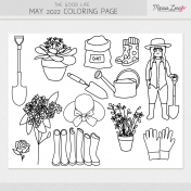 The Good Life: May 2022 Coloring Page Kit