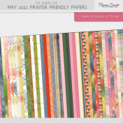 The Good Life: May 2022 Printer Friendly Papers Kit