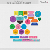 The Good Life: June 2022 Labels Français Kit