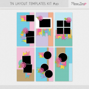 Travelers Notebook Layout Templates Kit #40