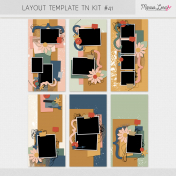 Travelers Notebook Layout Templates Kit #41