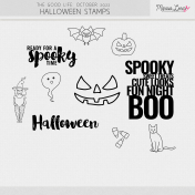 The Good Life: October 2022 Halloween Stamps Kit