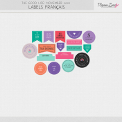 The Good Life: November 2022 Français Labels Kit