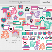 The Good Life: November 2022 Tags Kit