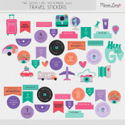 The Good Life: November 2022 Travel Stickers Kit