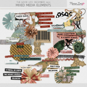 The Good Life: December 2022 Mixed Media Elements Kit