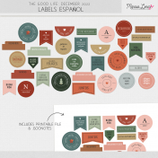 The Good Life: December 2022 Español Labels Kit