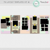 The Good Life: January/February 2023 TN Layout Template Kit #1