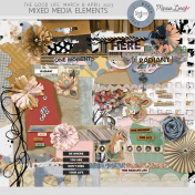 The Good Life: March & April 2023 Mixed Media Elements Kit