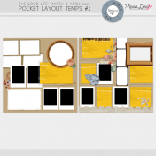 The Good Life: March & April 2023 Pocket Layout Templates Kit #2