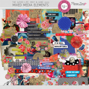 The Good Life: May & June 2023 Mixed Media Elements Kit