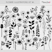 Flower Illustration Kit #1