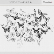 Sketchy Butterflies Kit