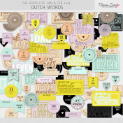 The Good Life: January/February 2023 Dutch Words Kit