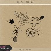 Brush Kit #47- Flower Watercolors