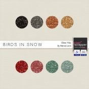 Birds in Snow Glitters Kit