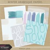 Winter Arabesque Papers Kit #1