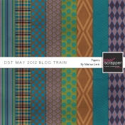 DST May 2012 Blog Train Papers Kit