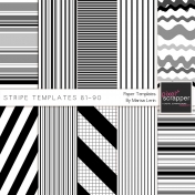 Stripe Paper Template Kit (81-90)