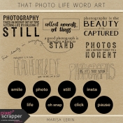 That Photo Life Word Art Kit