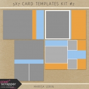 5x7 Card Templates Kit #2