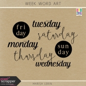 Build Your Basics: Week Word Art