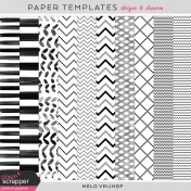 Paper Templates- Stripes & Chevron
