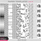 Paper Templates- Words 01