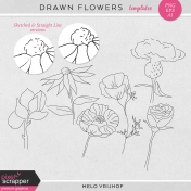 Drawn Flowers- Templates