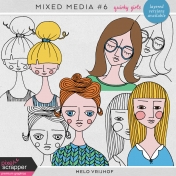 Mixed Media 6- Quirky Girls