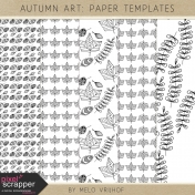 Autumn Art- Paper Templates