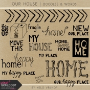 Our House Words and Doodles