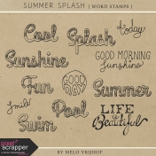 Summer Splash- Word Stamps