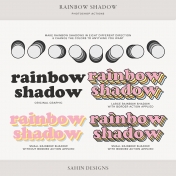 Rainbow Shadow Photoshop Actions