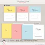 Oh Baby Baby Milestones Journal Cards