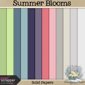 Summer Blooms Solid Papers