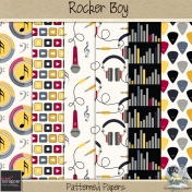 Rocker Boy Patterned Papers