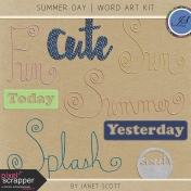 Summer Day- Word Art Kit